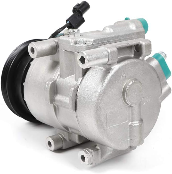 Ac Compressor & A/C Clutch Fits 2007 2008 2009 for Kia Spectra / Spectra5 L4 2.0 Dohc, Perfect Matching of The Original Car's Automotive Parts