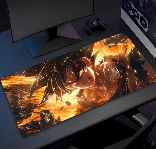 Image of Anime fearturing Large Gaming Mouse Pad, Extended Desktop Mat, 58 x 28 cm. (DS 9)