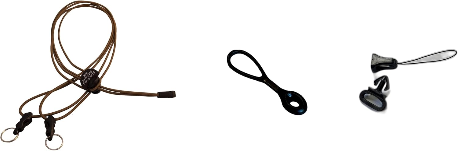 Rick Young Outdoors Ultra-Light Bino Harness Bundle – Adjustable Binocular Harness with Universal Connection Straps & Lens Cover Attachment for Hunting, Birdwatching & Outdoor Adventures