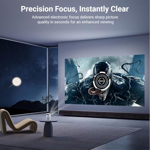 Image of XElectron PocketBeam Android 13 Portable Smart Projector, Built-in Battery, 2hr Playtime, 1080p Support, 6000 Lumens, 150 inch Screen, OTT Apps (Netflix, Prime, YouTube), Miracast, WiFi, BT, HDMI