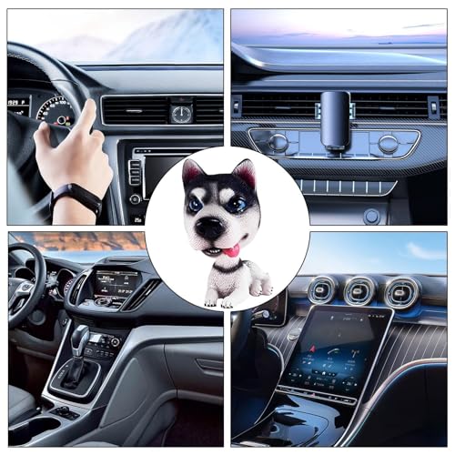 Cabeza de coche de perro para un salpicadero alegre en tus viajes diarios 3