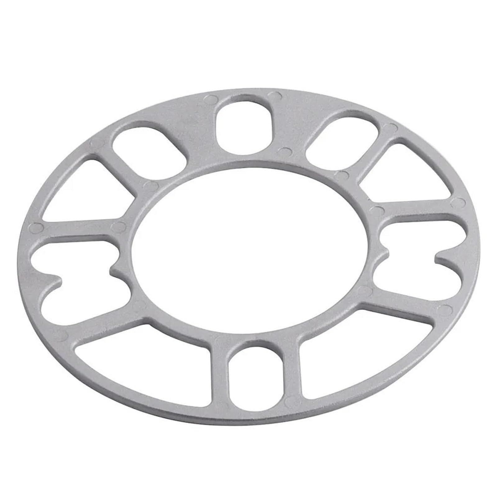 Separadores Ruedas 4 Uds Universal 3mm 5mm 8mm 10mm Aluminio Rueda Coche Espaciador Placa Cuñas Ajuste 4x100 4x114,3 5x100 5x108 5x114,3 5x120 Aluminio Espaciador(5mm)