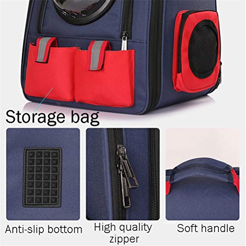 Musite Pet Bag Cat Tas Outwalking Reisdrager Draagbare Ruimte Capsule Ademende Hondentas/Geel - Afbeelding 7