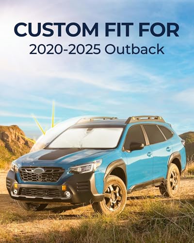 Image of Car Window Shades for Subaru Outback 2020-2025, 8pcs Privacy Sun Shade Set for Front Windshield Side and Rear Windows, Full Window Covers Keeps Vehicle Cool for Camping Napping