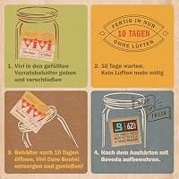 Vivi 10-Tage-Verfeinerungsprozess Feuchtigkeitskontroll-Packs | Feuchtigkeitsgleichgewicht für 3 bis 12 oz in jedem luftdichten Aufbewahrungsbehälter, 4er-Pack mit wiederverschließbarem Beutel – Ansicht 6