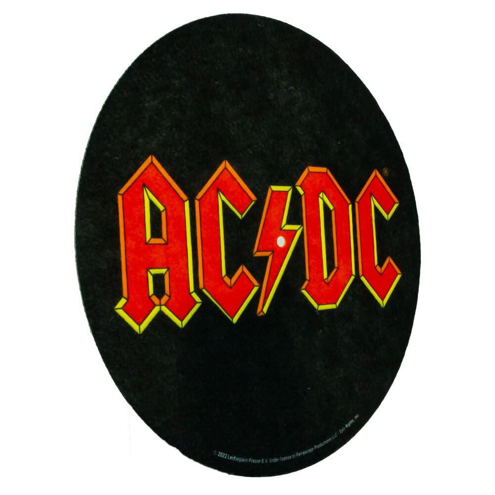 AC/DC Logo Turntable Slipmat (One Size) (Black/Red)