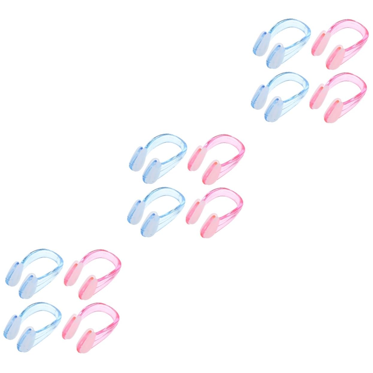 BESPORTBLE 3sets Comfortable Silicone Nose Clip for Swimming Perfect for Boys and Girls and Adults Lightweight and Portable 4pcs*3