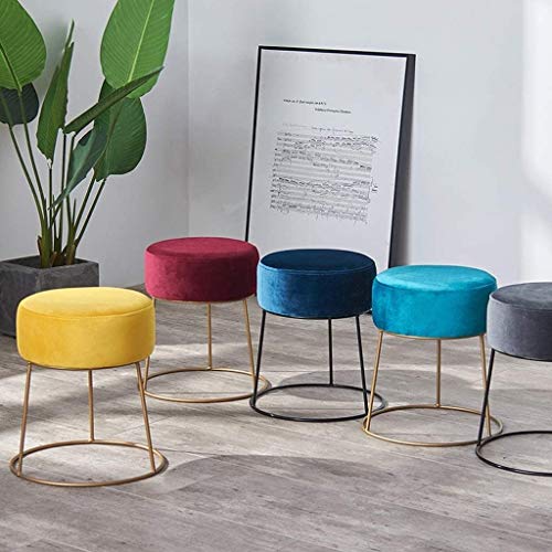 Tabouret Créatif en Tissu Haute Qualité avec Assise Rembourrée
