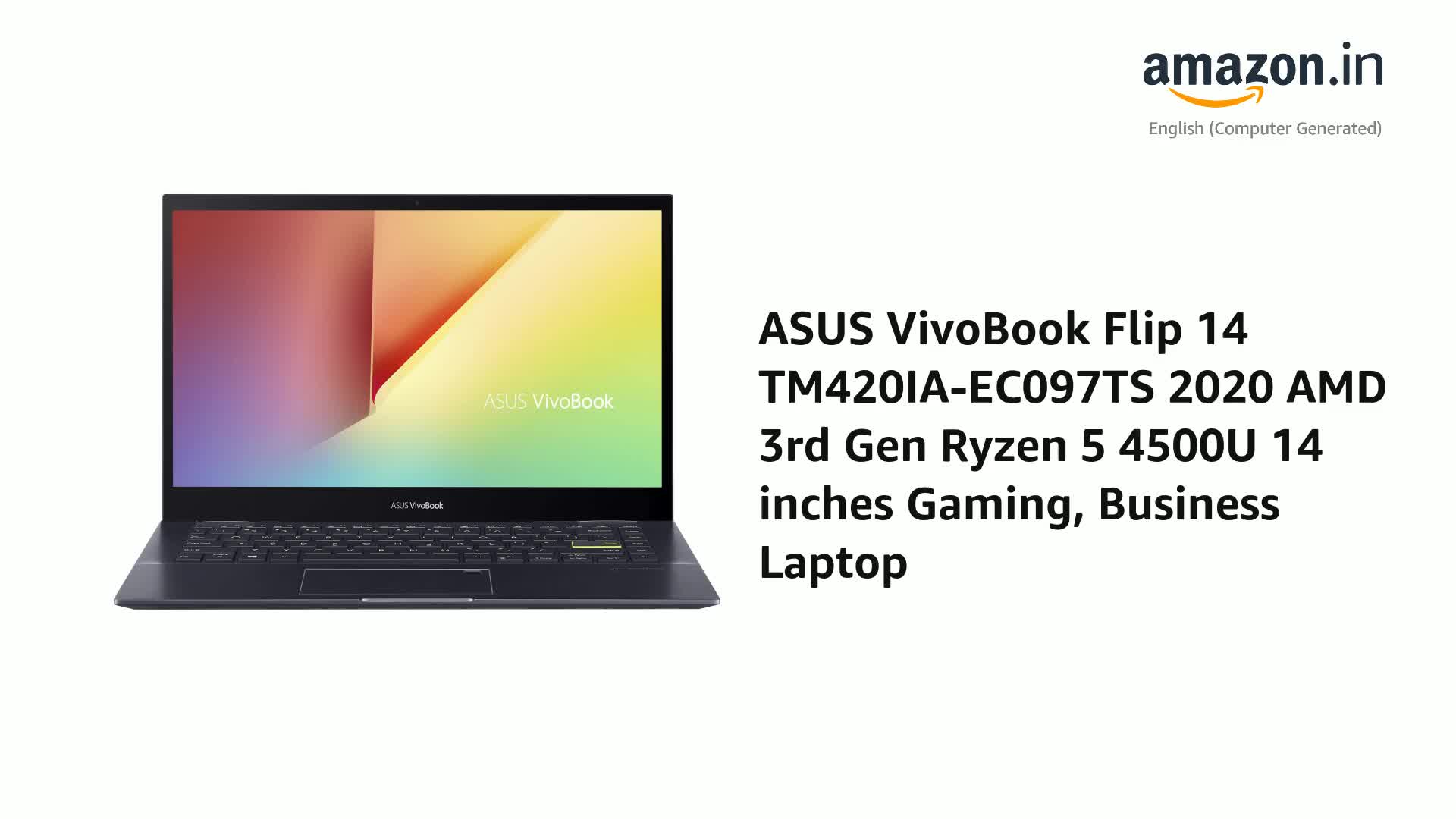 ASUS VivoBook Flip 14 TM420IA-EC097TS 2020 AMD 3rd Gen Ryzen 5