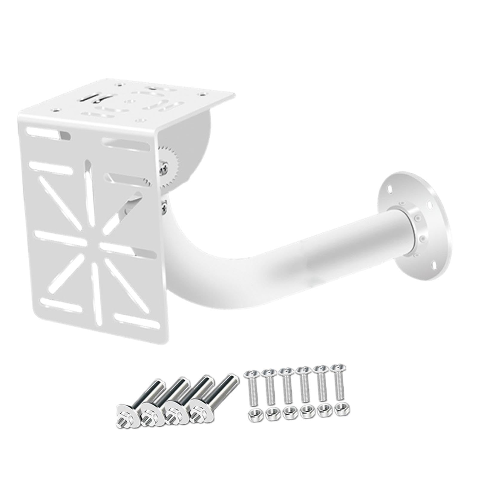 F Fityle Support Mural en Forme de L pour caméra de sécurité, Support pour caméra dôme, Adaptateur pour système de caméras, idéal pour Jardin, Atelier ou, S