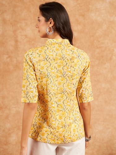 Image of Modeve Women Cotton Top for Summer