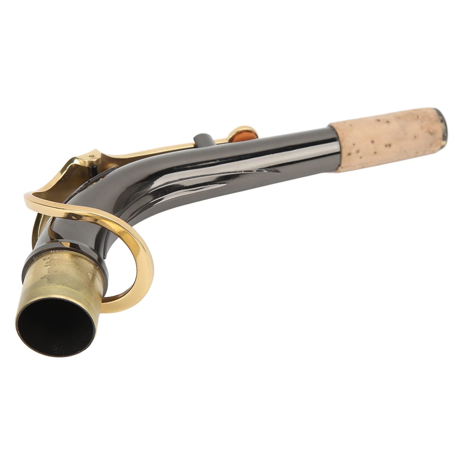 Sax Bend Neck, Accessorio per Sassofoni in Sughero in Metallo Nichelato per Sassofono Contralto