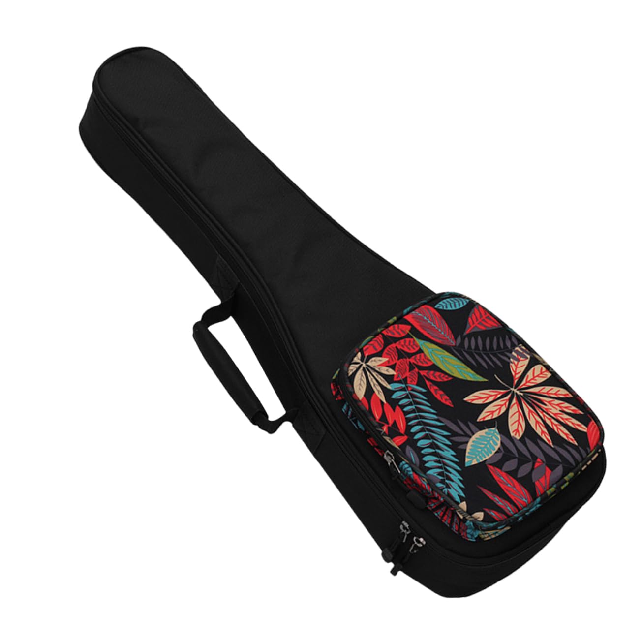 VANZACK Bolsa de Almacenamiento Correas Dobles Acolchadas para Ukelele de 23 Pulgadas Varios estilos y Gran Bolsillo Frontal Diseño Ligero para Transporte Cómodo