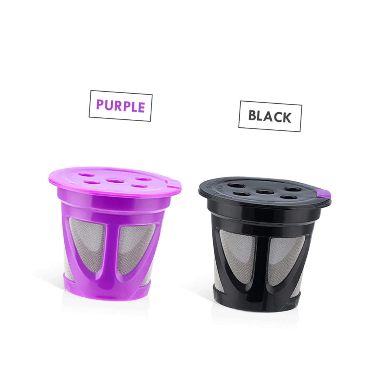 MAGICLULU 10piezas De Café Reutilizables De Filtro De Espresso De Accesorios Para Máquina De Café Compatible Cup Diseño Recargable y Fácil De Usar