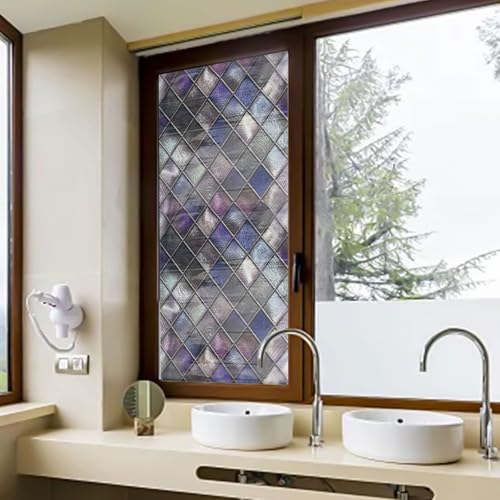 Película Decorativa de Vidrio Efecto Vitral 45x58 cm PVC miniatura 7