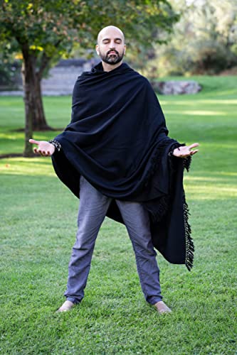 Om Shanti Crafts Meditation Shawl or Meditation Blanket, Shawl/Wrap, Oversize Scarf/Stole. Large. Unisex.3