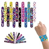 NovaHance 48 pulseras retro de los años 80 y 90, decoraciones de fiesta, pulseras a presión para adultos