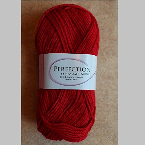 Perfection Worsted Yarn (Crimson)