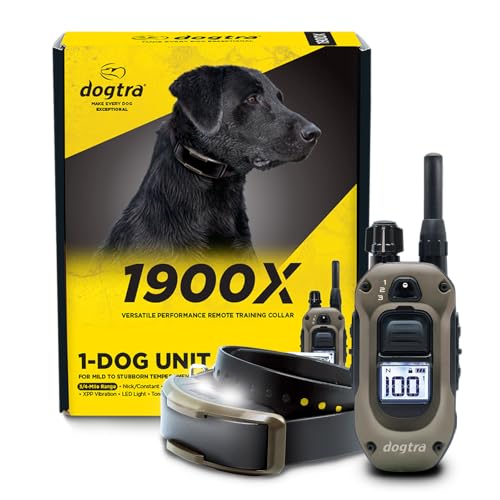 Dogtra 1900X E-Collar for Dog Training - 3/4 Mile Range