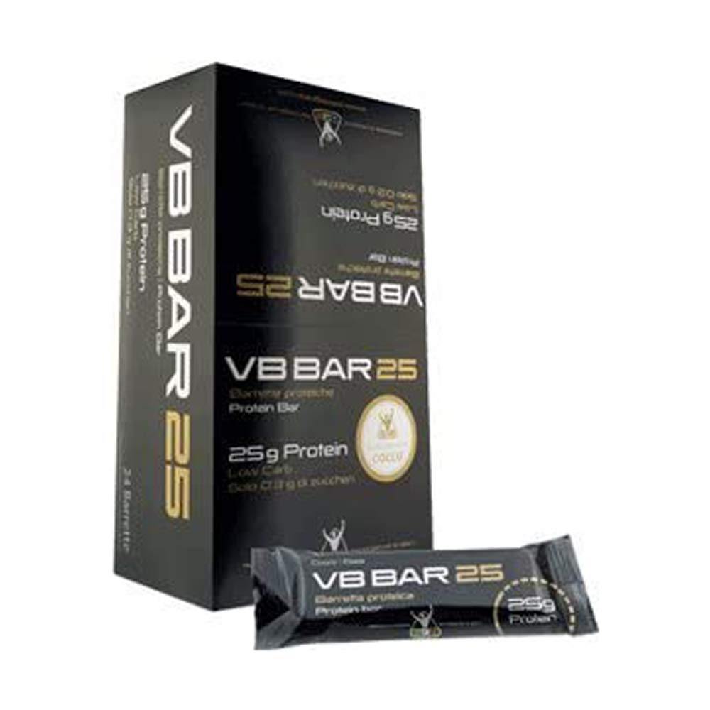 Scatola VB Bar 25 - NET - La barretta proteica realmente LOW-CARBO (Gusto: PISTACCHIO)