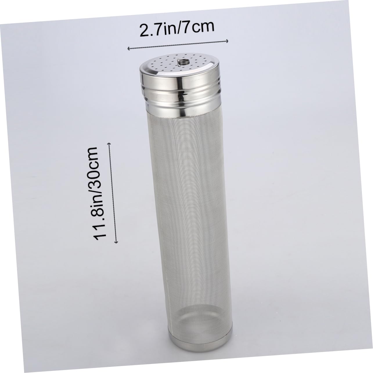 Mikinona 7x30cm Stainless Steel Filter Beer Strainer Kettle System Strainer for Efficient Brewing