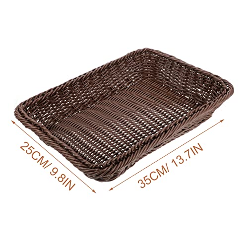 Cabilock Cesto de doméstica cesta de cesta de vegetais cesta de lanches de armazenamento