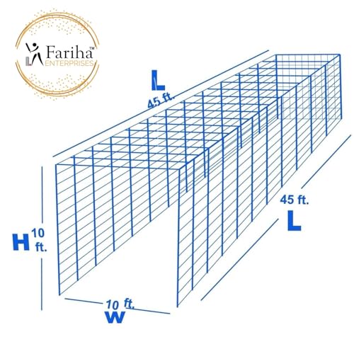 Image of Cricket Net for Practice and Training, Nylon, Green, for Cricket (24 ply, 15x30)