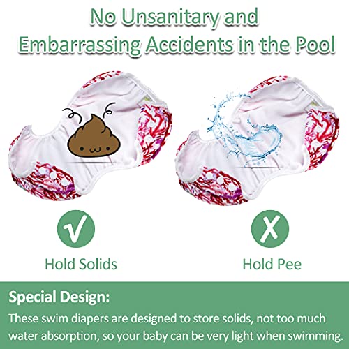 image for Wegreeco Baby & Toddler Snap One Size Adjustable Reusable Baby Swim Di