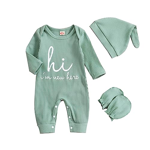 Image of MIEKISA Newborn Baby Boys One-piece Romper Infant Outfit