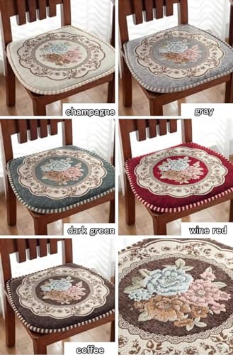 Almohadillas antideslizantes para sillas de comedor con cremallera oculta 3