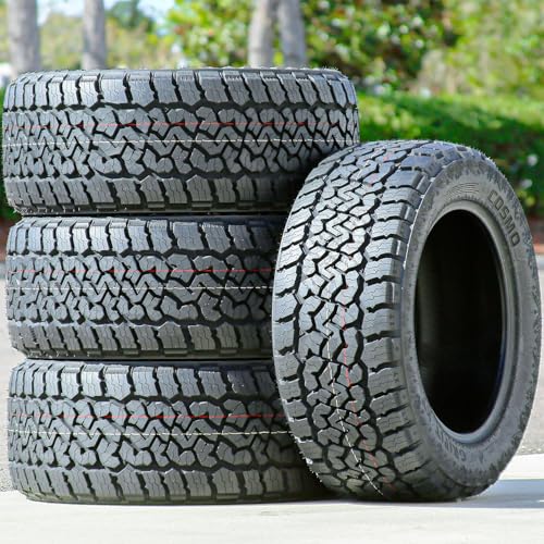 Set of 4 (FOUR) Cosmo Tires Gripit XT Truck/SUV X/T All-Terrain Mud Off-Road Radial Tires-285/45R22 285/45/22 285/45-22 114H Load Range XL 4-Ply BSW Black Side Wall