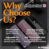 AMONAX Podkładka pod sztangę biodrową, bardzo gruba wyściółka piankowa, wytrzymałe akcesoria gimnastyczne, fitness, trening, podkładka na poduszkę, dla kobiet i mężczyzn