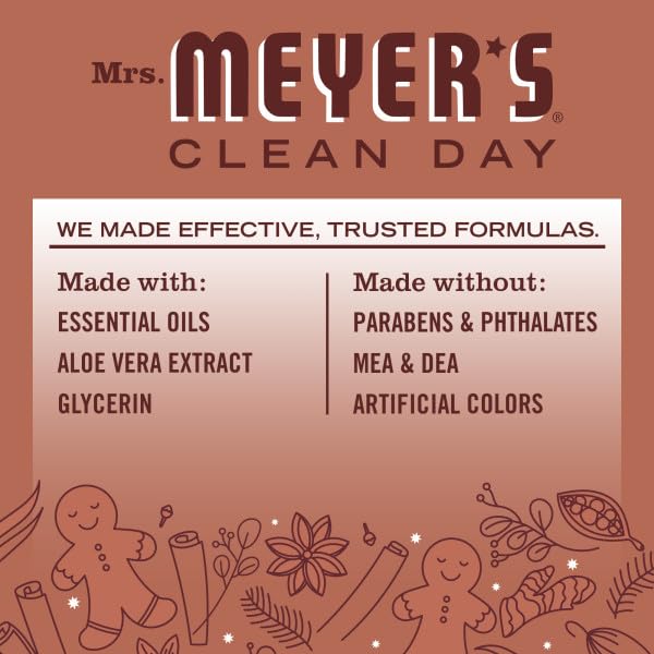 Image of Mrs. MEYER'S CLEAN DAY Dish Soap, Gingerbread, 16 Fl Oz (Pack of 6)