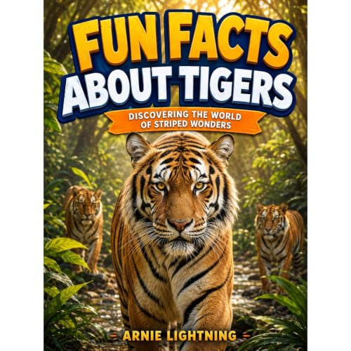 Fun Facts About Tigers Audiobook By Arnie Lightning, Hey Sup Bye Publishing cover art
