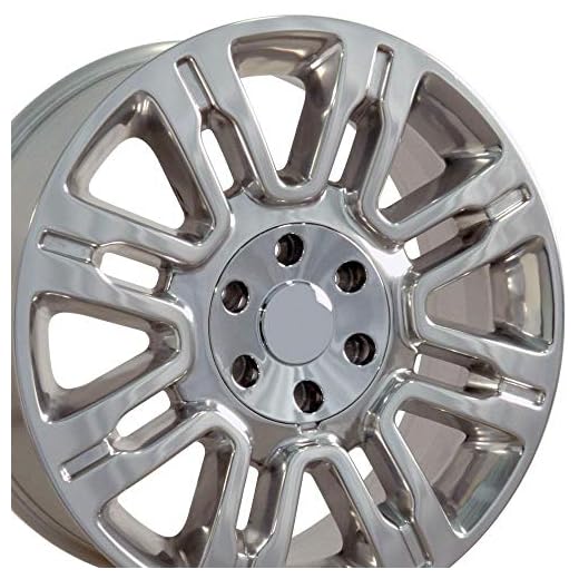 OE Wheels LLC 20 inch Rim Fits Ford Expedition Wheel FR98 20x8.5 Polished Wheel Hollander 3788