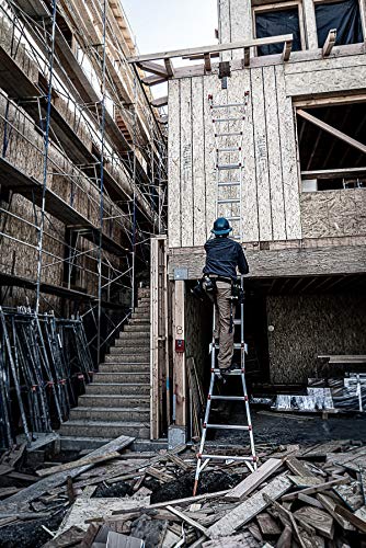 Little Giant Ladders, Revolution, M22, 6-18 Foot, Multi-Position Ladder, Aluminum, Type 1A, 300, 300 lbs Weight Rating, (12022)