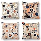 【GRÖSSE DER KISSENBEZÜGE】Handgefertigt 35x35cm, bitte rechnen Sie mit einer Abweichung von 1–2 cm. Die Packung enthält 4 Kissenbezüge. (Ohne Füllungen oder Füllmaterial.)