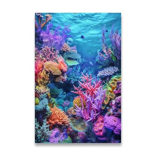 Affiches du monde sous-marin pour salon déco nature et chambre enfant impression sur toile zen