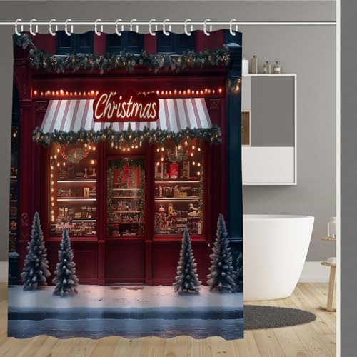 Rideau de douche polyester lavable à ourlet lesté anti-adhérence 180x200 - 2