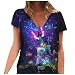 RHXWFDG Chemise Femle Une Lignes Shirt Beau Mince à Motifs Elastique Tunique Famme Manches Courtes Gala Travail Baggy Col en V