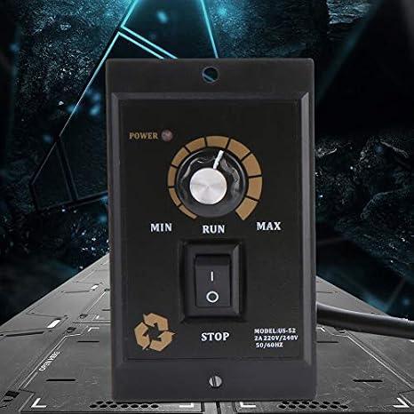 AC Regulator Speed Motor Controller, US-52 Motor Speed Controller AC 220V 50 60Hz 300 400W 500W AC Motor Speed Controller, Motor Speed Controllers (500W)