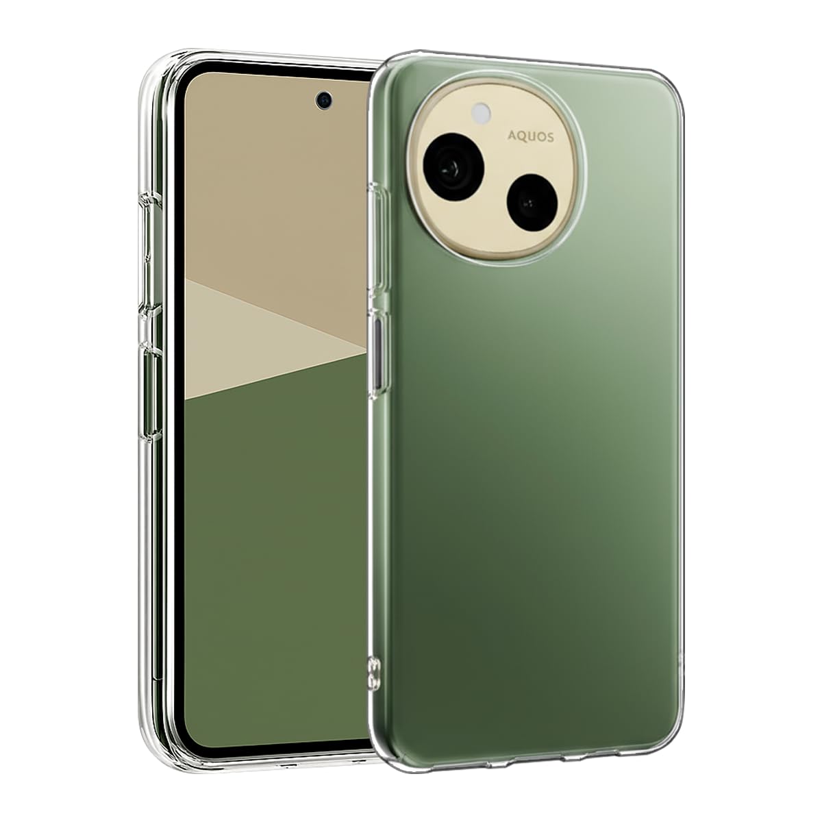 AQUOS Sense10 ケース クリア 黄変防止 アローズ アクオスセンス10 スマホケース 薄型カバー 保護ケース TPU素材 AQUOS Sense10 用の スマホケース米軍MIL規格取得 すり傷防止 2重構造 耐衝撃