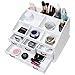 Produktbild Top Home Solutions® Organizer-Box, Makeup-Aufbewahrungskiste aus Holz mit vier Schubladen, Schmuckkästchen. weiß