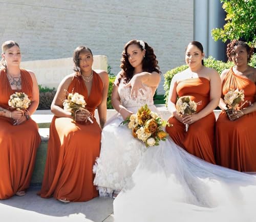 Infinity Dresses for Bridesmaids,Wedding Guest Dresses for Women,Plus Size Wrap Dress Long Maxi Convertible Multiway Dress3