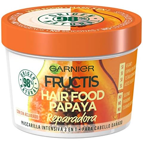 Garnier Fructis Hair Food Mascarilla de Papaya Reparadora Cover