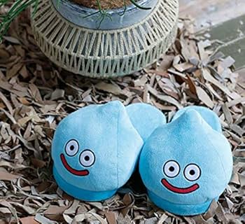 Amazon.co.jp: ドラゴンクエスト スマイルスライム ぬいぐるみスリッパ