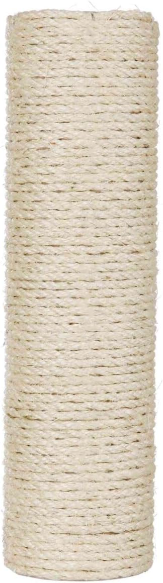 Trixie Replacement Sisal Post for Scratching Posts, Cat Trees and Cat Towers, 4.3 x 15.7-in (11 × 40 cm)