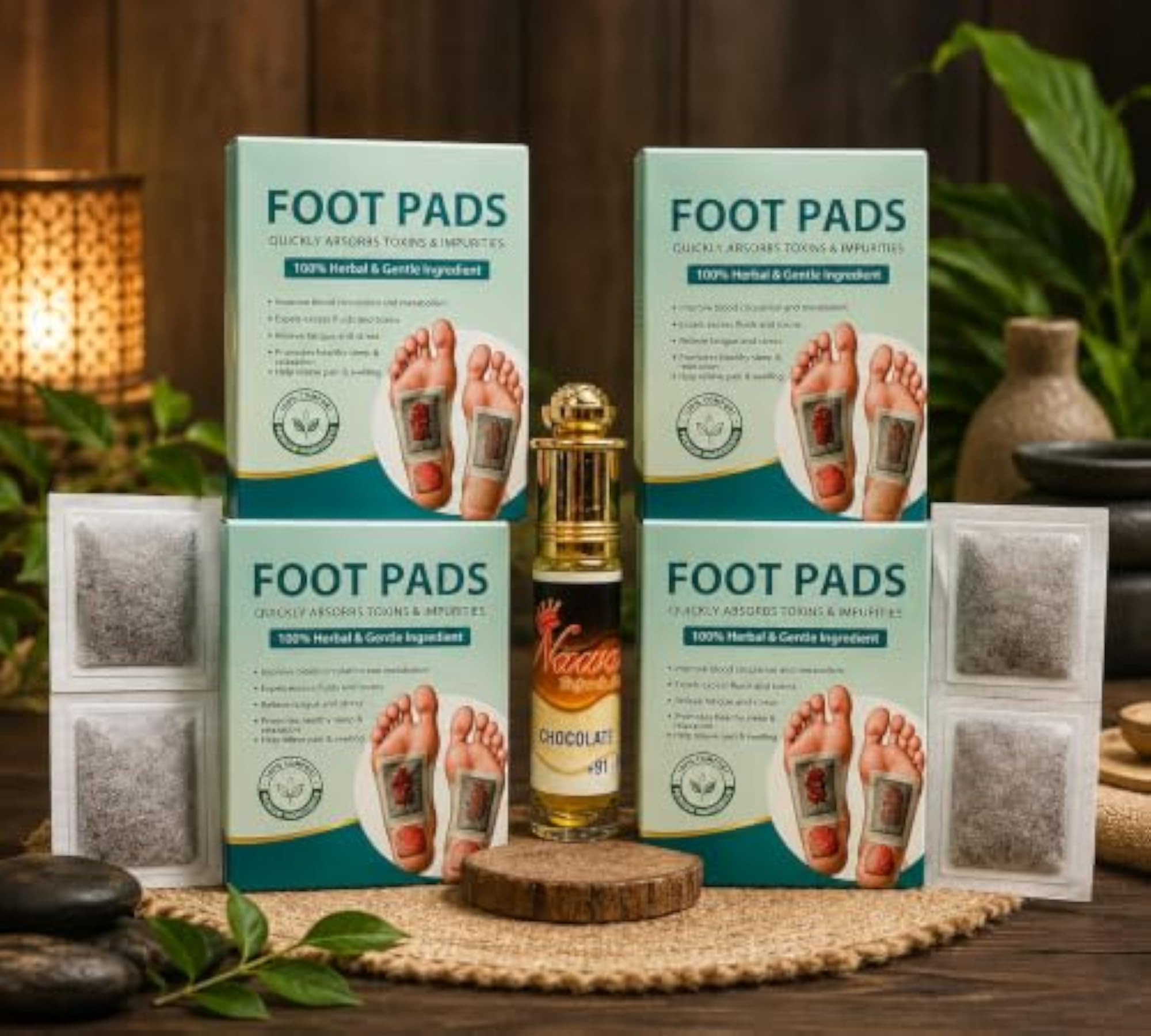 Premium Detox Foot Pads (Pack of 4)