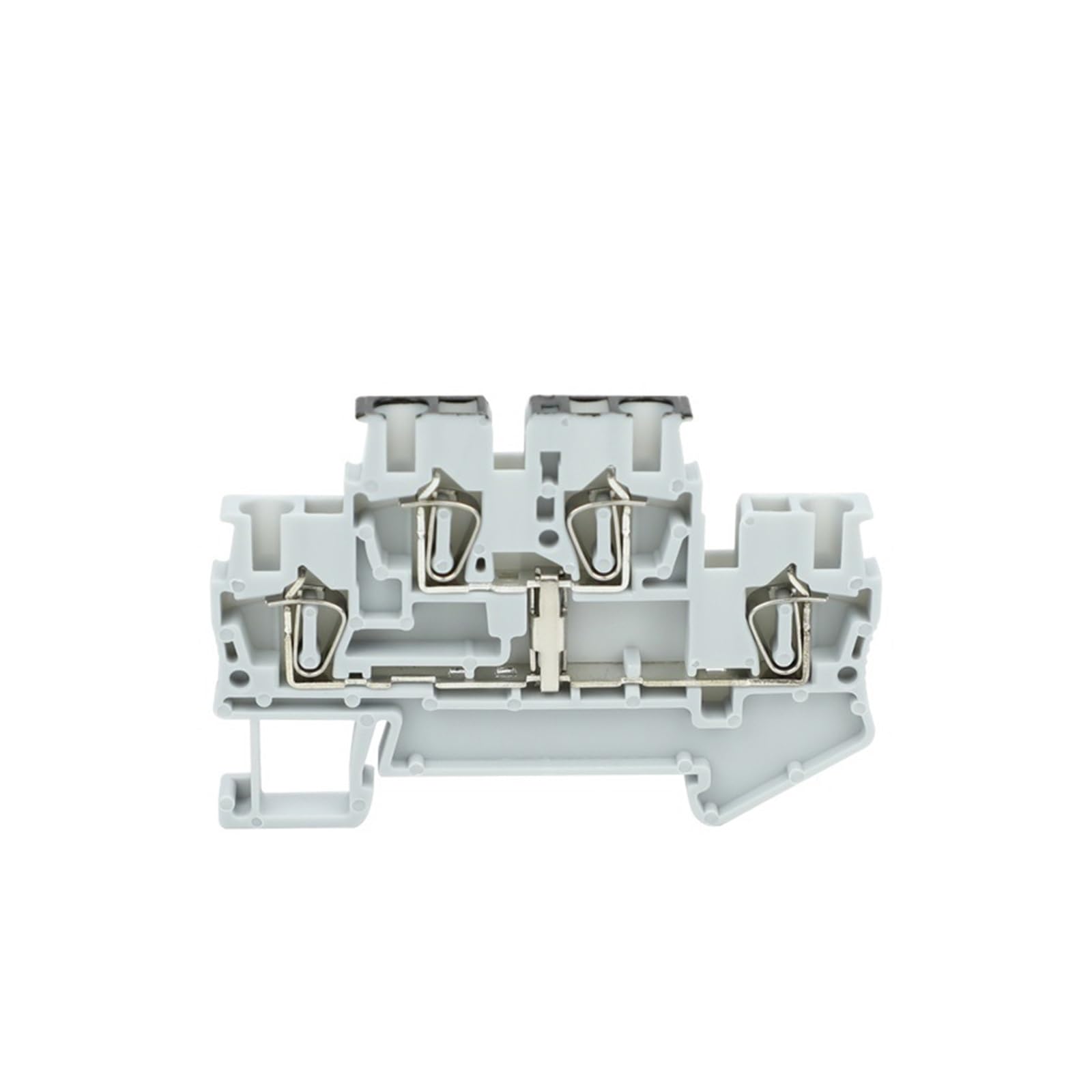 STTB 2.5-PV Morsettiera a doppio livello Collegamento equipotenziale Connettore a molla for guida DIN da 2,5 mm² STTB2.5-PV elettrico(STTB2.5-PV Grey)