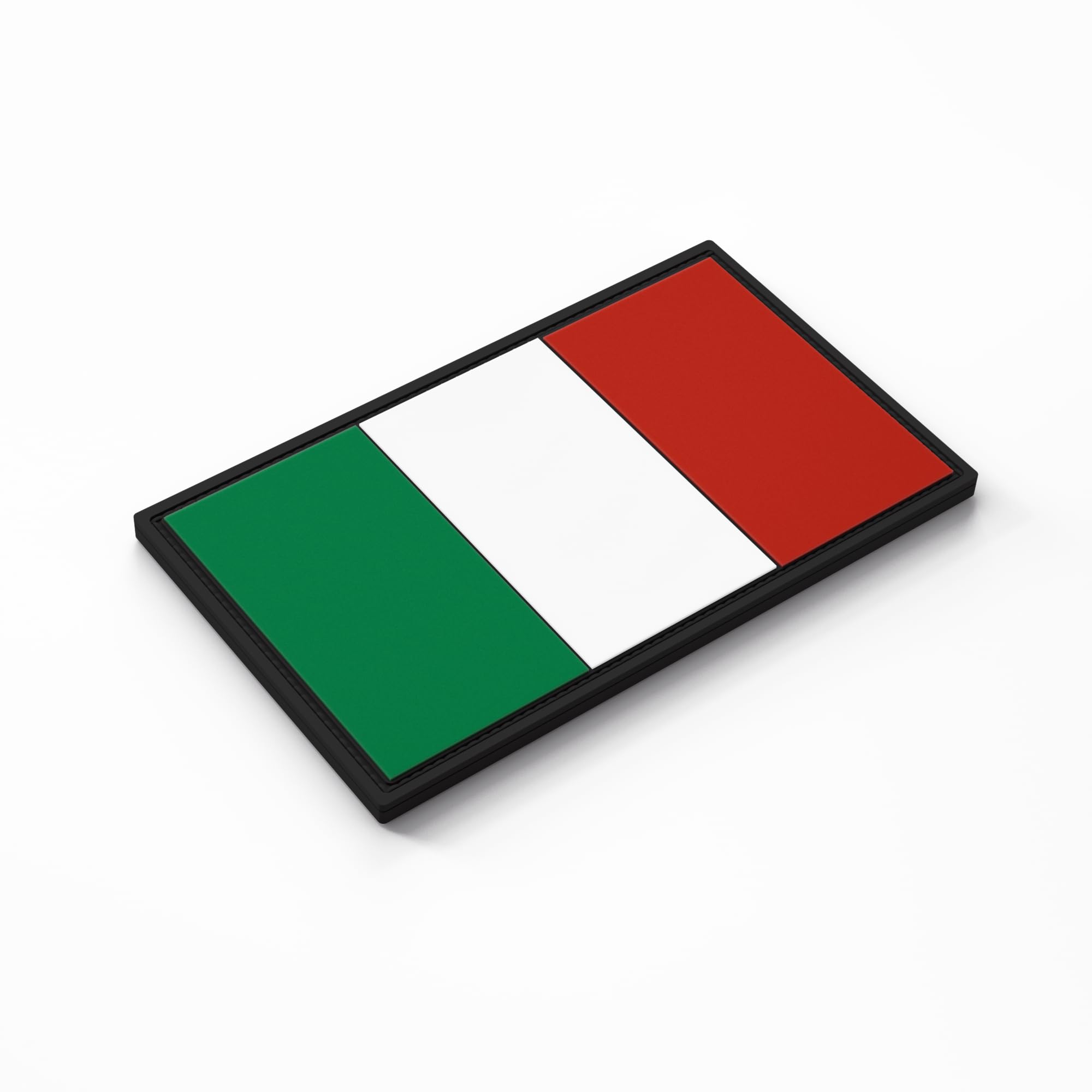 Patch Force - Italy Flag Rubber Patch (Colour) 8 x 5 cm - As a Badge for Uniforms, Protective Vest, Insert Bag, Jacket or Backpack - For German Armed Forces, Police and Military